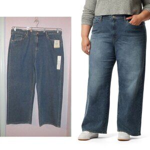 Levi's Signature Heritage Wide Leg Jeans Womens 22 High Rise Denim Retro Western
